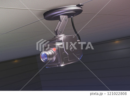 防犯イメージ (防犯カメラ/監視カメラ)3DCG 防犯イメージ (防犯カメラ/監視カメラ)3DCG 121022808