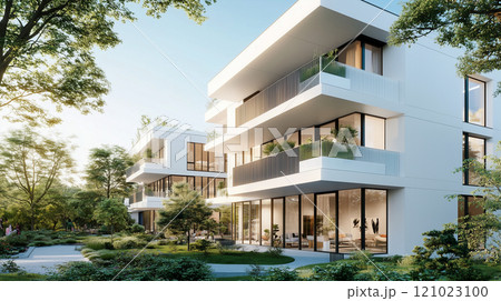 モダンなオフィスの外観 121023100