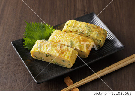 葱入りの卵焼き 葱入りの卵焼き 121023563