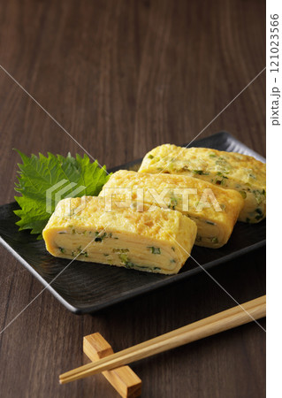 葱入りの卵焼き 121023566