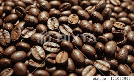 焙煎したコーヒー豆 121023993