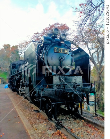 公園の改修中のSL 121025641
