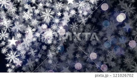 Snowflakes and lights 121026702