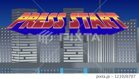 Press Start sign 121026787