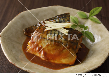 鯖の味噌煮 121026889