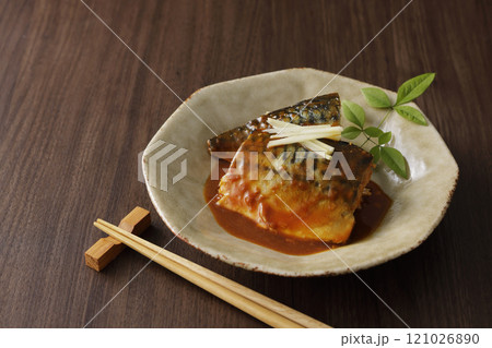 鯖の味噌煮 121026890