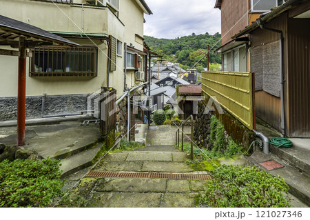 伊豆修善寺　指月殿参道　静岡県伊豆市 121027346