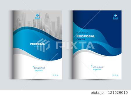 Corporate Business Proposal Catalog Cover Design Template Concepts 121029010
