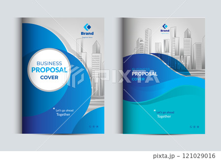 Corporate Business Proposal Catalog Cover Design Template Concepts 121029016
