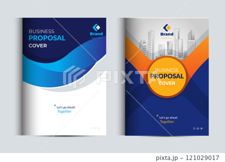 Corporate Business Proposal Catalog Cover Design Template Concepts 121029017