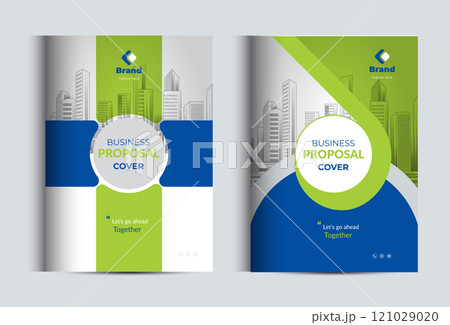 Corporate Business Proposal Catalog Cover Design Template Concepts 121029020