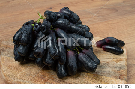 bunch of black grapes, kishmish variety, black finger, ophelia , Annushka, bunch of black grapes, kishmish variety, black finger, ophelia , Annushka, 121031850