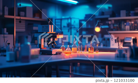 Science Lab Backgroundのイラスト素材 [121033100] - PIXTA
