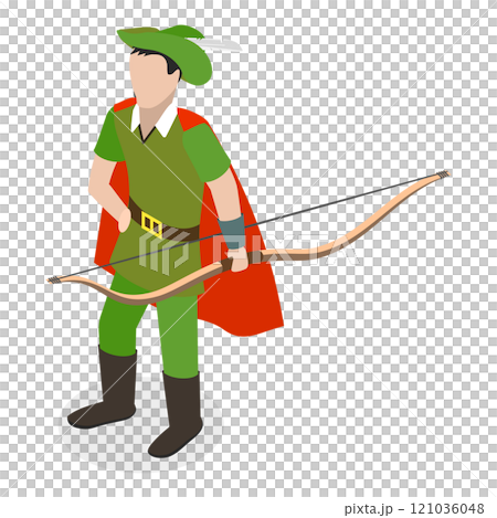 3D Isometric Flat Set of Fairytale Characters and Items. Item 3 3D Isometric Flat Set of Fairytale Characters and Items. Item 3 121036048