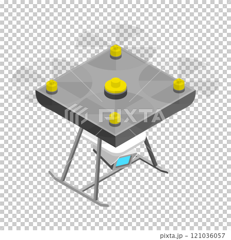3D Isometric Flat Set of Military Drones. Item 2 3D Isometric Flat Set of Military Drones. Item 2 121036057