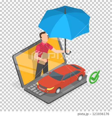 3D Isometric Flat Illustration of Insurance Policy Services. Item 2 3D Isometric Flat Illustration of Insurance Policy Services. Item 2 121036176