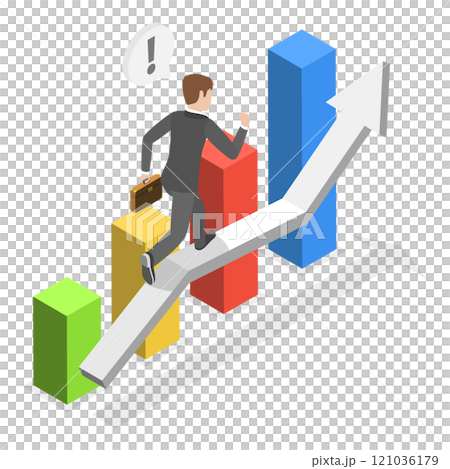 3D Isometric Flat Illustration of Business Strategy. Item 2 3D Isometric Flat Illustration of Business Strategy. Item 2 121036179
