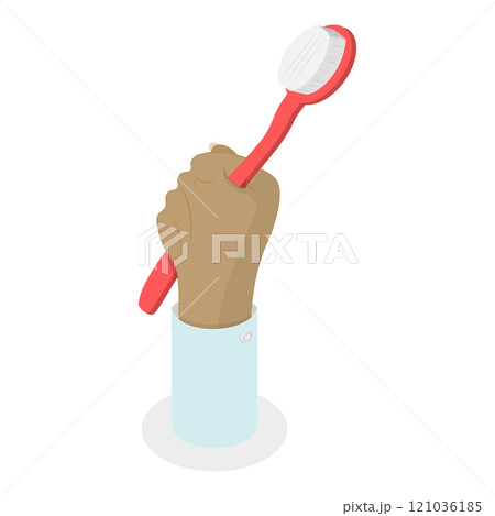 3D Isometric Flat Illustration of Skin Care. Item 4 3D Isometric Flat Illustration of Skin Care. Item 4 121036185