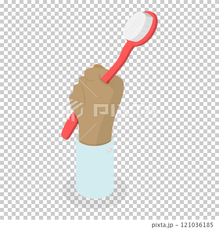 3D Isometric Flat Illustration of Skin Care. Item 4 3D Isometric Flat Illustration of Skin Care. Item 4 121036185