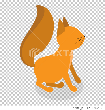 3D Isometric Flat  Set of Zoo Animals. Item 7 121036232