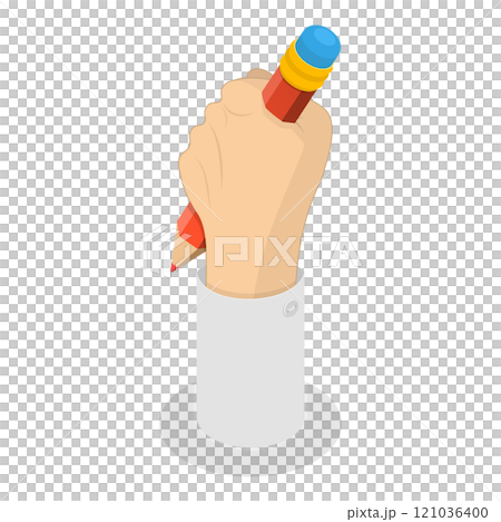 3D Isometric Flat  Illustration of Press Freedom. Item 2 121036400