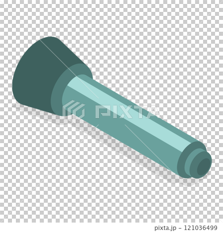 3D Isometric Flat Set of Flashlights. Item 7 3D Isometric Flat Set of Flashlights. Item 7 121036499