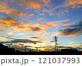夕焼け空 121037993