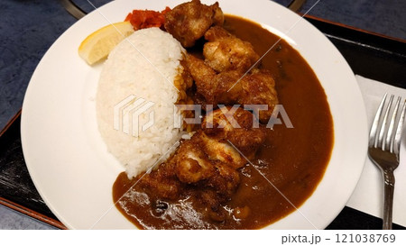 美味しい唐揚カレーライス 美味しい唐揚カレーライス 121038769