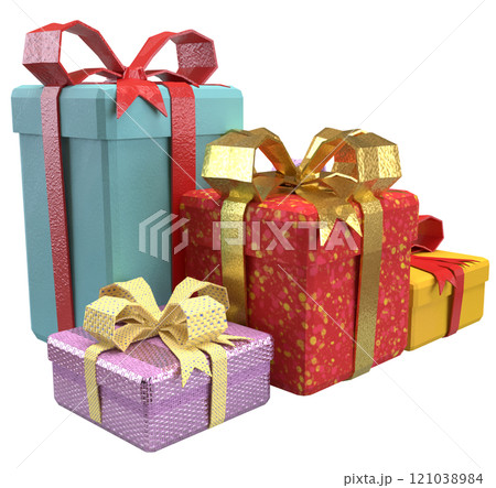 The Gift box for celebration or Holiday concept 3d rendering. The Gift box for celebration or Holiday concept 3d rendering. 121038984