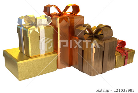 The Gift box for celebration or Holiday concept 3d rendering. The Gift box for celebration or Holiday concept 3d rendering. 121038993