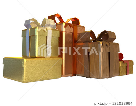 The Gift box for celebration or Holiday concept 3d rendering. 121038994