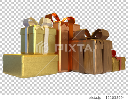 The Gift box for celebration or Holiday concept 3d rendering. 121038994