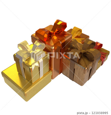 The Gift box for celebration or Holiday concept 3d rendering. The Gift box for celebration or Holiday concept 3d rendering. 121038995