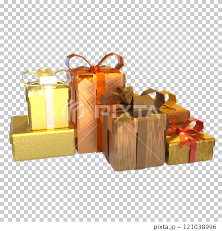The Gift box for celebration or Holiday concept 3d rendering. The Gift box for celebration or Holiday concept 3d rendering. 121038996