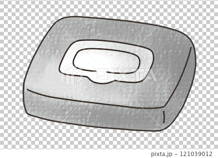 ゆるめシンプルなウェットティッシュ　アナログ風 121039012