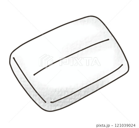 ゆるめシンプルなポケットティッシュ　アナログ風 121039024