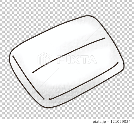 ゆるめシンプルなポケットティッシュ　アナログ風 121039024