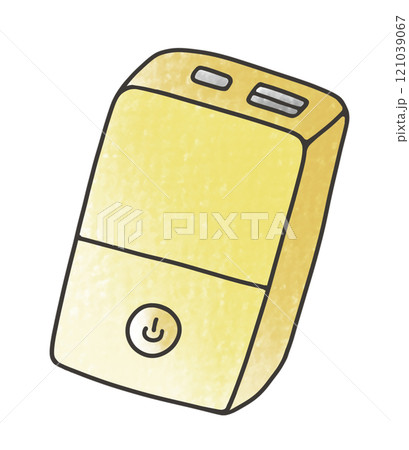 ゆるめシンプルモバイルバッテリー アナログ風 ゆるめシンプルモバイルバッテリー アナログ風 121039067