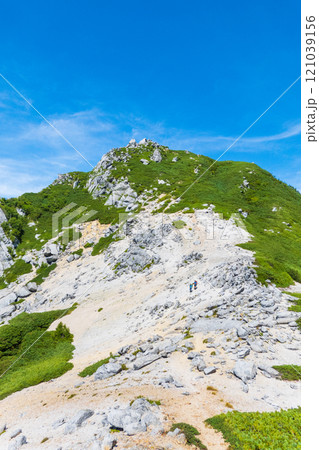 夏の烏帽子岳・南沢岳登山（烏帽子岳～南沢岳） 121039156