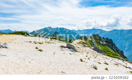 夏の烏帽子岳・南沢岳登山(南沢岳山頂) 夏の烏帽子岳・南沢岳登山(南沢岳山頂) 121039162
