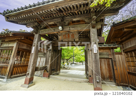 伊豆修善寺　修禅寺　山門　静岡県伊豆市 121040102