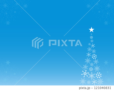 クリスマスツリーの背景テンプレート クリスマスツリーの背景テンプレート 121040831