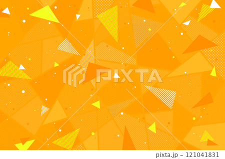 三角明るくポップな背景素材 オレンジ 黄色 イベント セール バックグラウンド ドット ストライプ 三角明るくポップな背景素材 オレンジ 黄色 イベント セール バックグラウンド ドット ストライプ 121041831