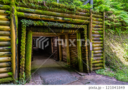 島根 石見銀山 龍源寺間歩 坑道出口 島根 石見銀山 龍源寺間歩 坑道出口 121041849