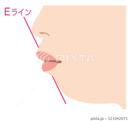 口ゴボのEライン 横顔 口ゴボのEライン 横顔 121042071