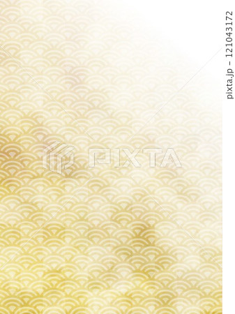 金色格子柄と鱗柄 金色格子柄と鱗柄 121043172