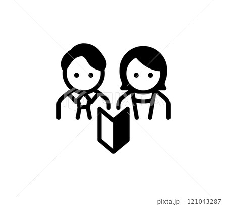 新入社員のアイコンイラスト ベクター 新入社員のアイコンイラスト ベクター 121043287