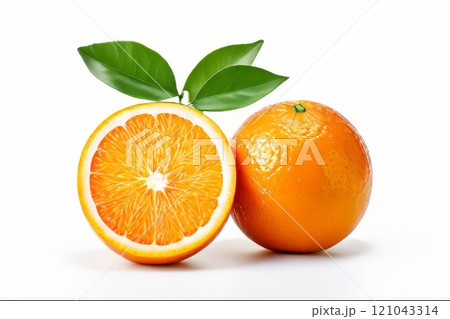 orange isolated on white background 121043314
