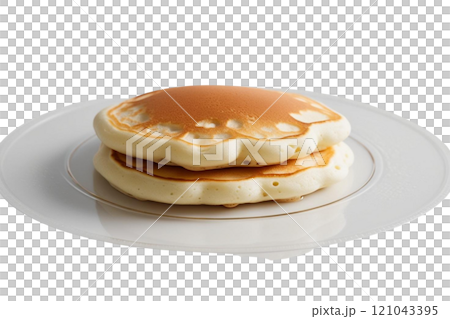 Pancake isolated on transparent background Pancake isolated on transparent background 121043395