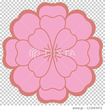 Drawing of flower for decoration work art Drawing of flower for decoration work art 121043472